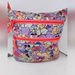 Vera Bradley x Disney Minnie Mouse Garden Party Crossbody Purse